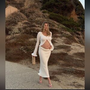 Gigi knit SET (skirt and top)